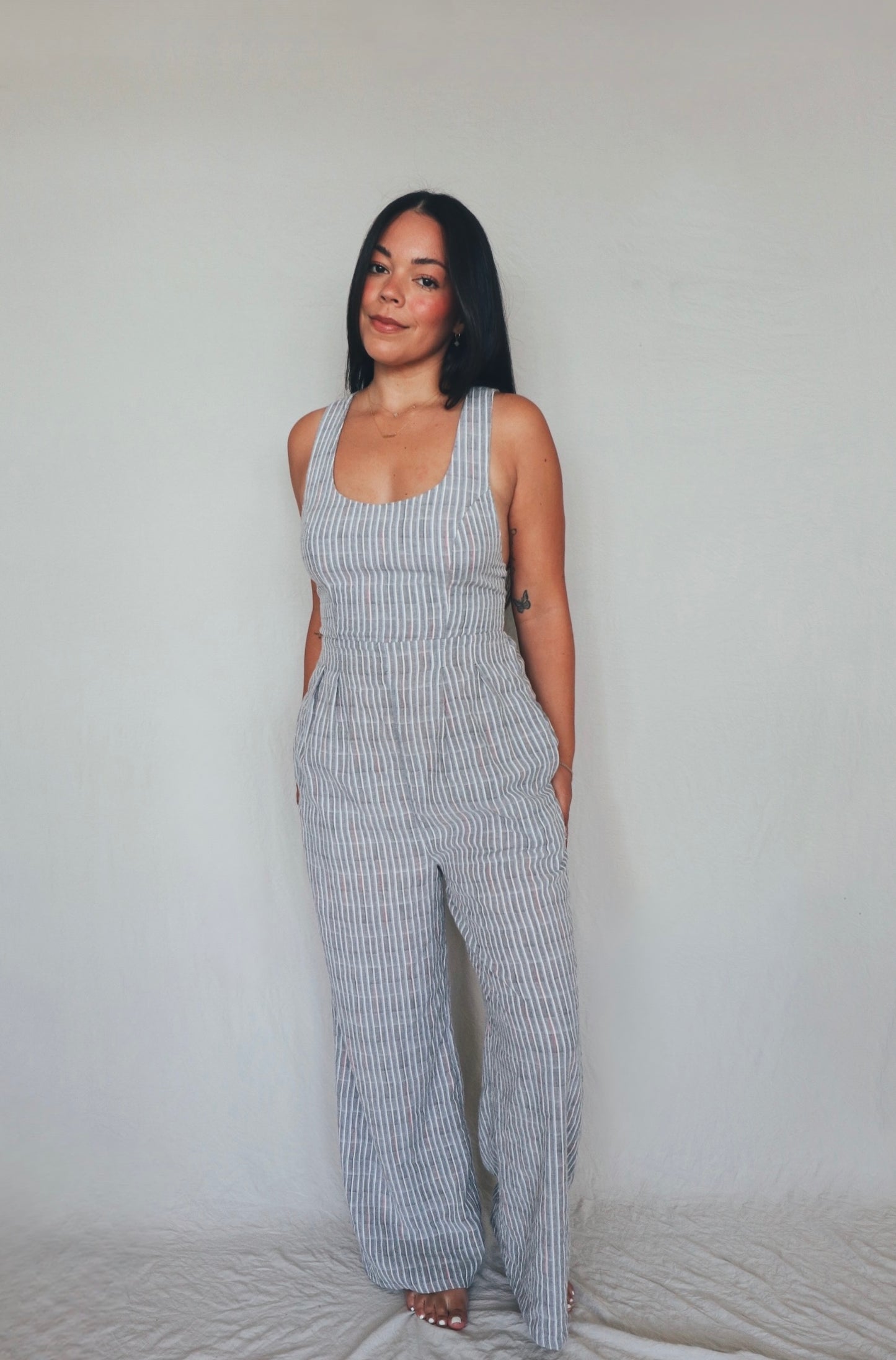 Tie Back Jumpsuit