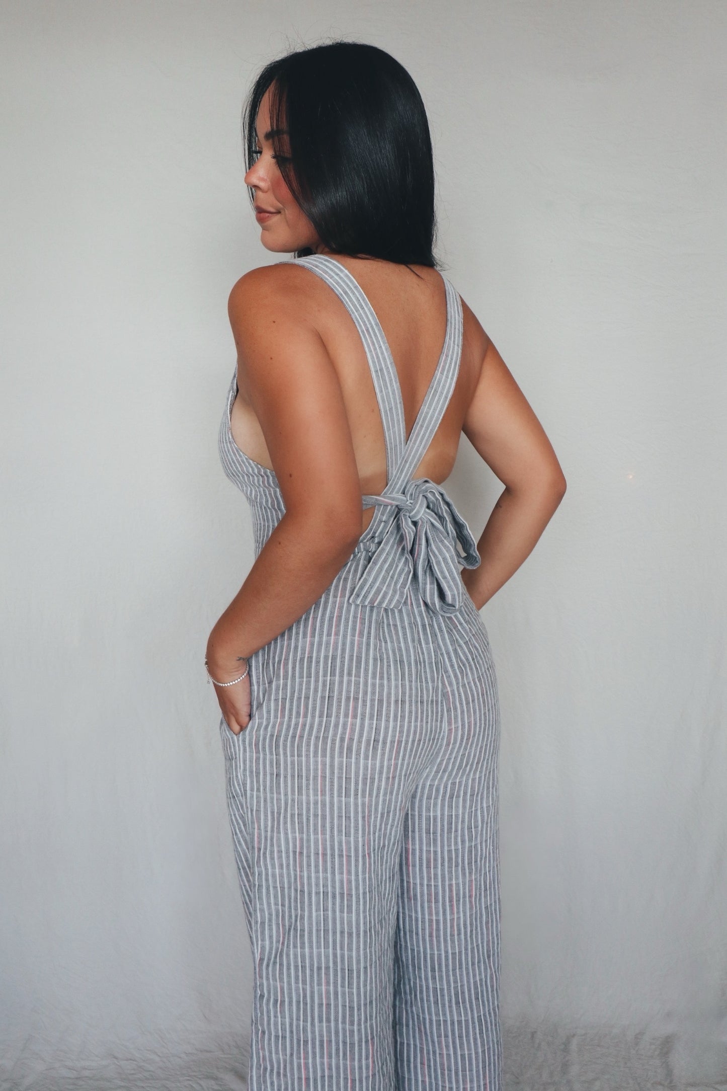 Tie Back Jumpsuit